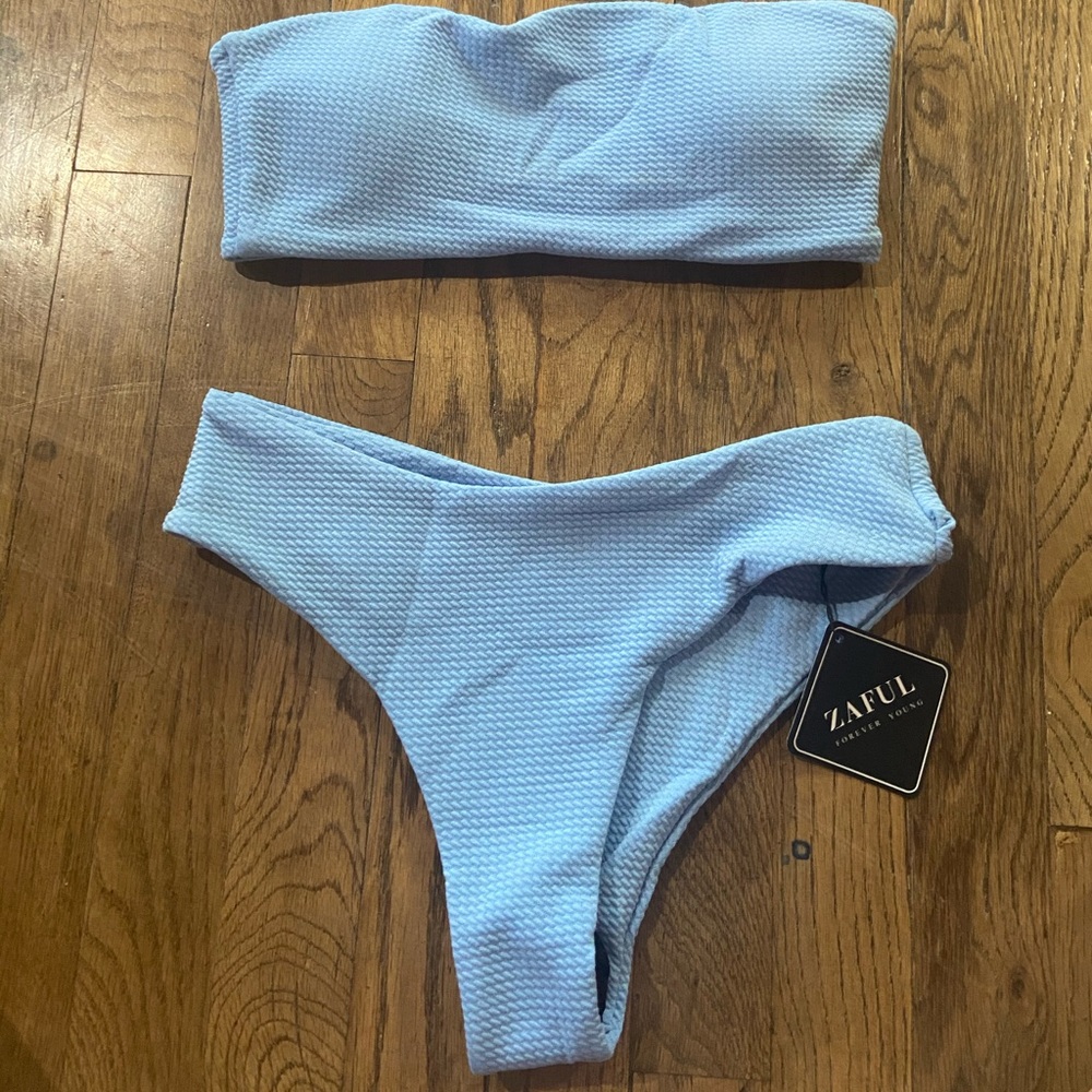 Baby blue bikini